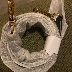 Michael Kors crossbody strap blue & gold